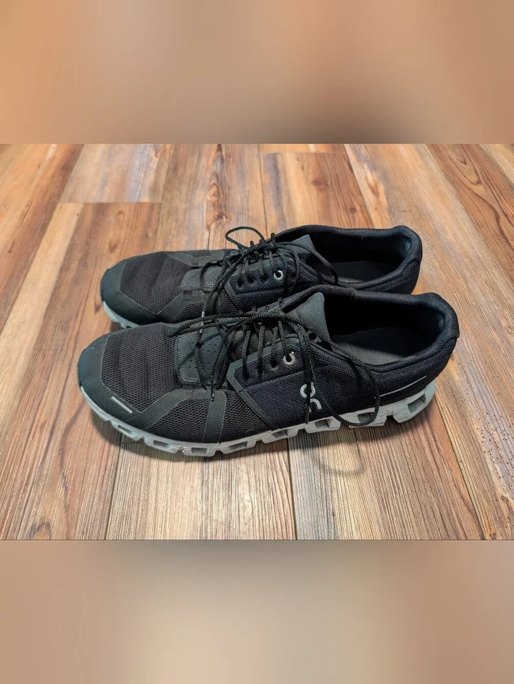 On Running Men's Black Athletic Running Sneakers